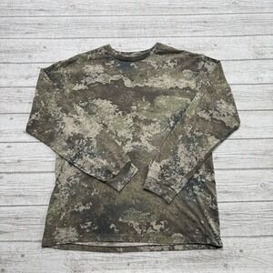 RedHead Shirt Men's Medium Green Strata Camo Long Sleeve Hunting Tactical Hiking